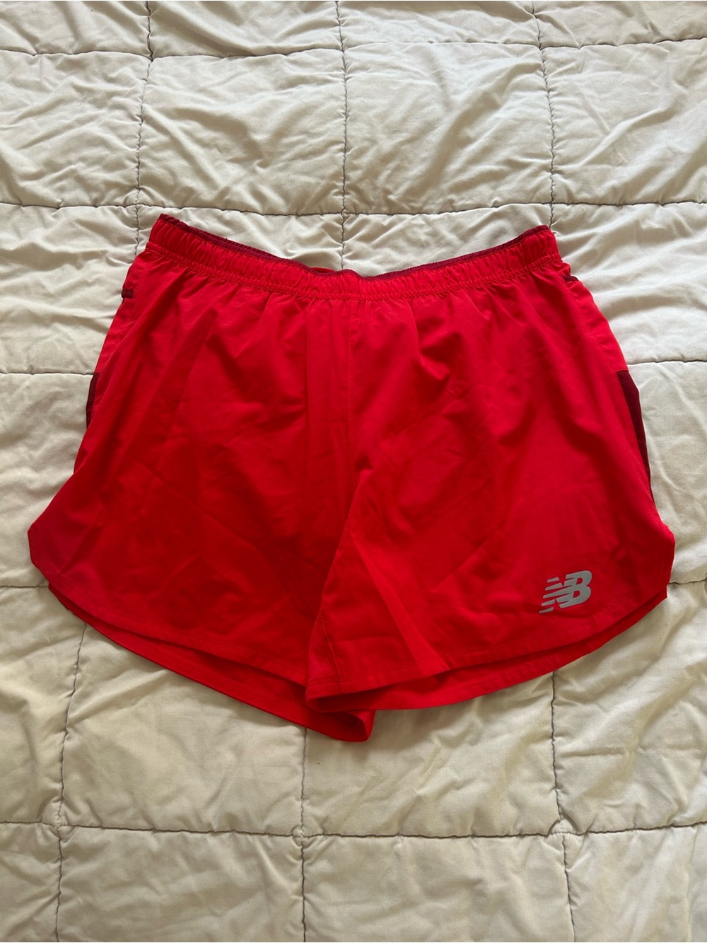 New Balance Women's Bright Red Athletic Running Shorts